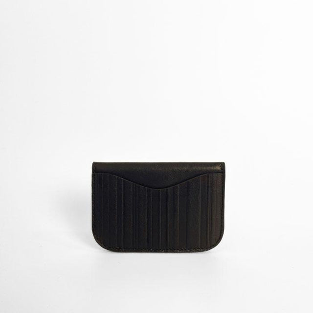 PURSE FLAP CC PCH - DARK BROWN
