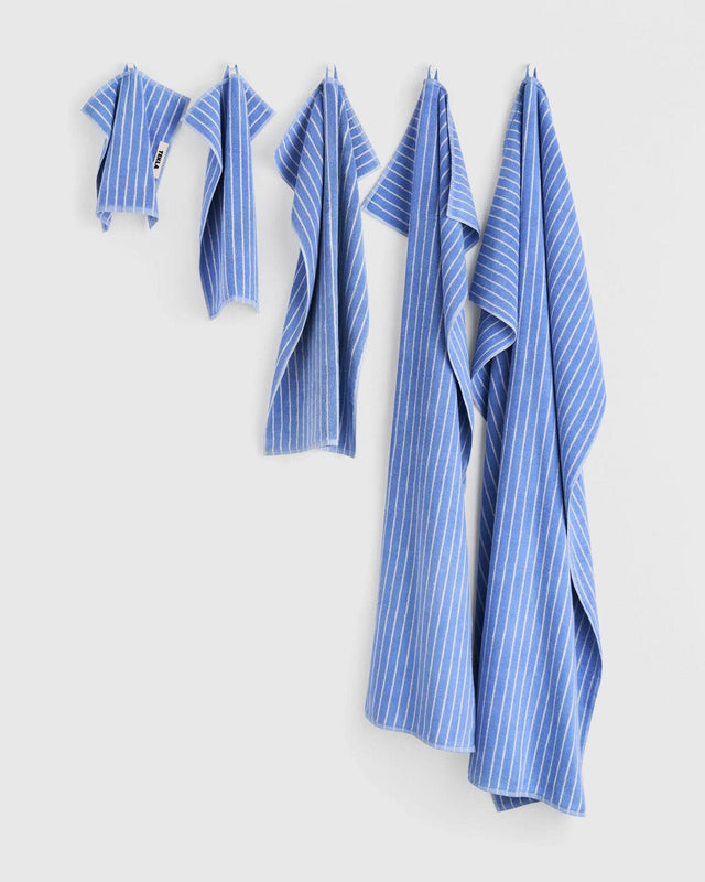 GUEST TOWEL - CLEAR BLUE STRIPES TT-CLS30X50 -Clear Blue Stripes TEKLA 