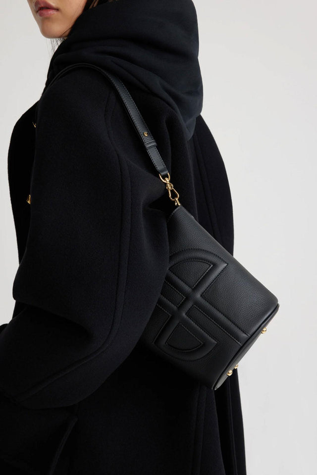 SMALL JP BUCKET BAG - BLACK