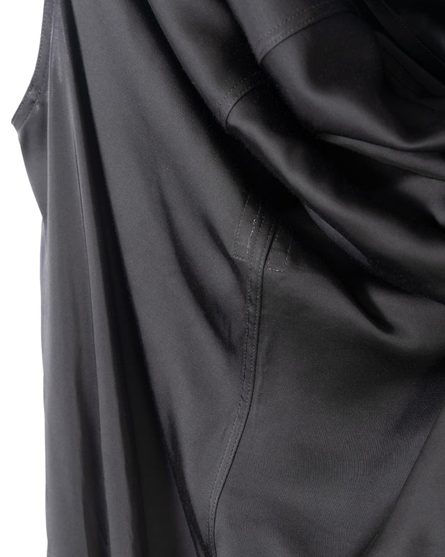 ATHENA ARROWHEAD DRESS - BLACK RP01E7509 SCH -09 BLACK RICK OWENS 