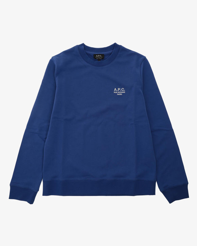 RIDER SWEATSHIRT - NAVY BLUE COEZD-H27699 TIC BLEU/BLANC A.P.C. 
