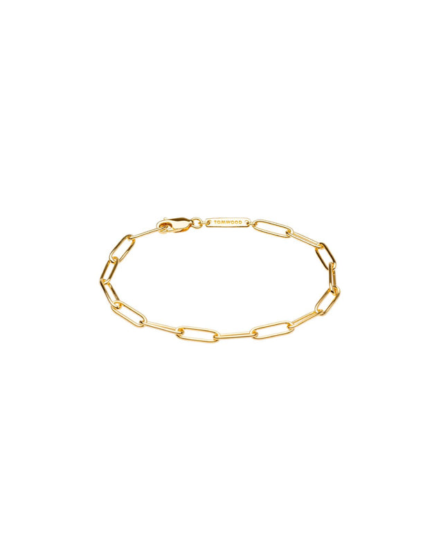 BOX BRACELET - GOLD 100067 -GOLD TOM WOOD 