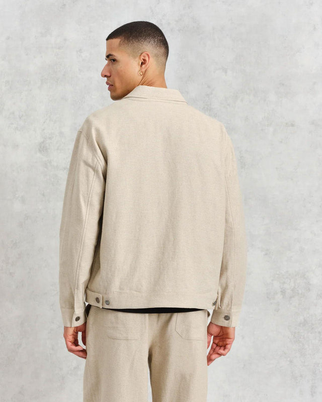 MITFORD JACKET - NATURAL SS24-JKT-MIT-BFE-NAT NATURAL WAX LONDON 