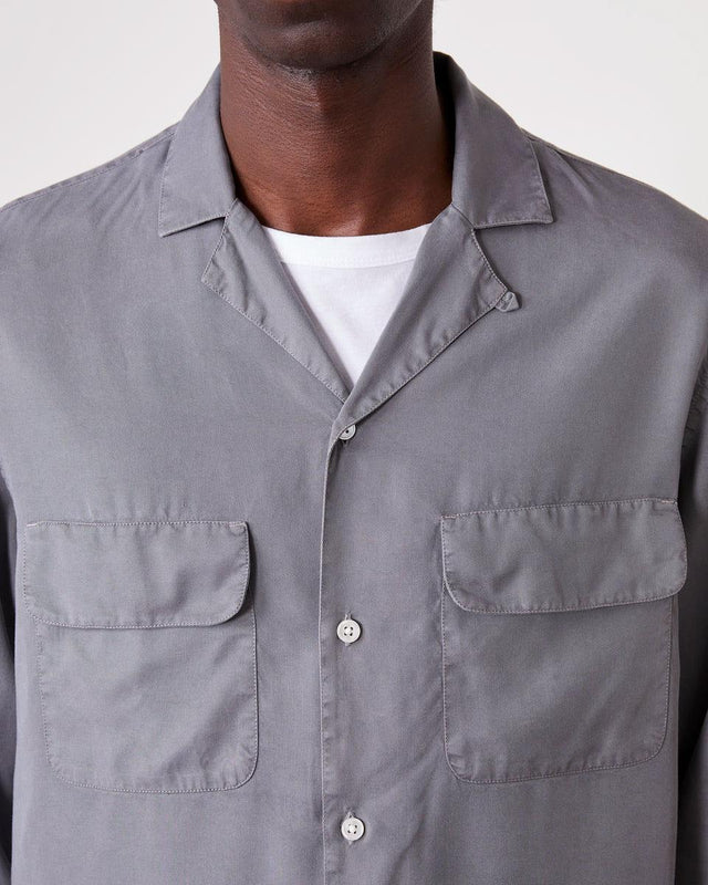 LETO SHIRT - IRON GREY S25MSHI027 -IRON GREY OFFICINE GENERALE 
