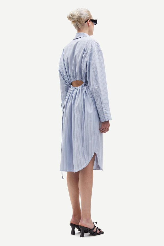 SACATA DRESS 14644 - BRUNNERA BLUE F24200107 Brunnera Blue SAMSOE SAMSOE 