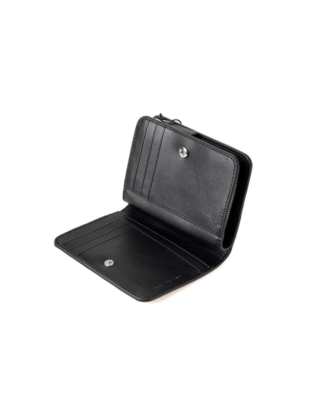 THE COVERED J MARC MINI COMPACT WALLET - BLACK