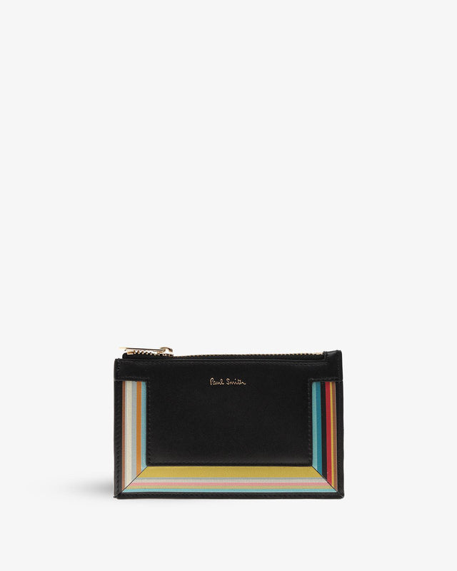 WOMENS PURSE ZIP - BLACK W1A-7507-KSIGST 79 PAUL SMITH 