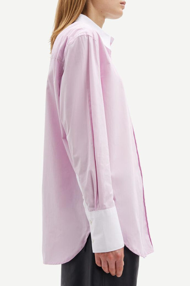 SALOVAS SHIRT  - LILAC SNOW F24100170 LILAC SNOW SAMSOE SAMSOE 