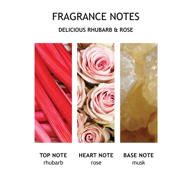 DELICIOUS RHUBARB & ROSE HAND CARE COLLECTION