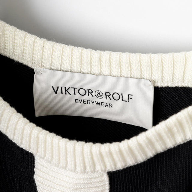 KNIT TANK DRESS - BLACK EK001 -BLACK VIKTOR & ROLF 
