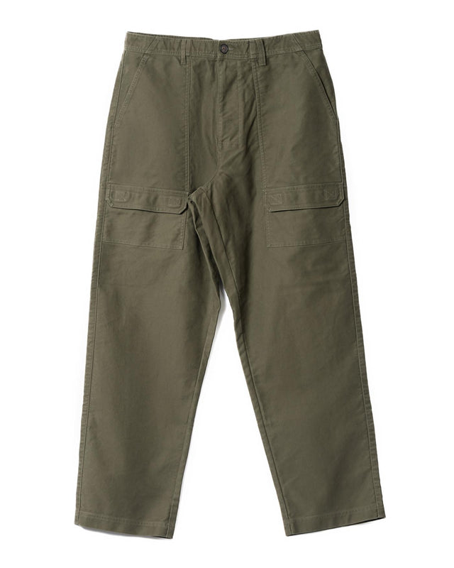 NEWBIRCH OVERSIZED CARGO TROUSER - FOREST MTR0774GN91 -FOREST BARBOUR 
