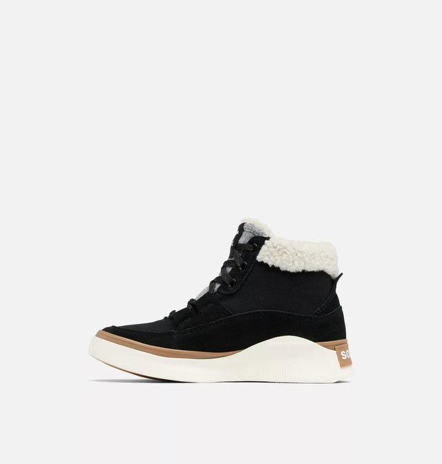OUT N ABOUT IV WATERPROOF MID SNEAKERS - BLACK/SEA SALT 2088201 Black, Sea Salt SOREL 