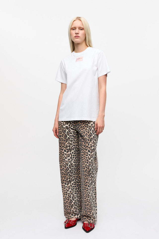 BASIC COLLAGE RELAXED T-SHIRT - BRIGHT WHITE