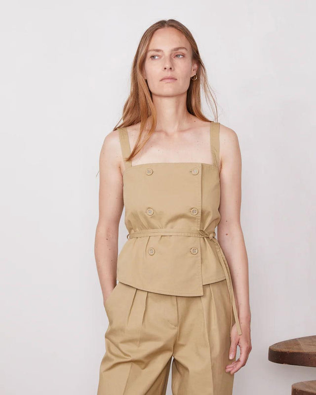 TRUDI WRAP TOP - TAN S25WTOP057 -TAN OFFICINE GENERALE 