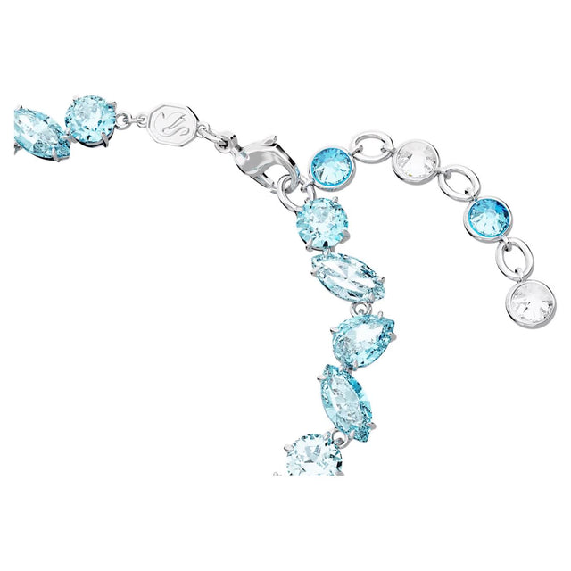 GEMA BRACELET - BLUE/RHODIUM PLATED<BR/> 5666018 BLU/RHS SWAROVSKI 