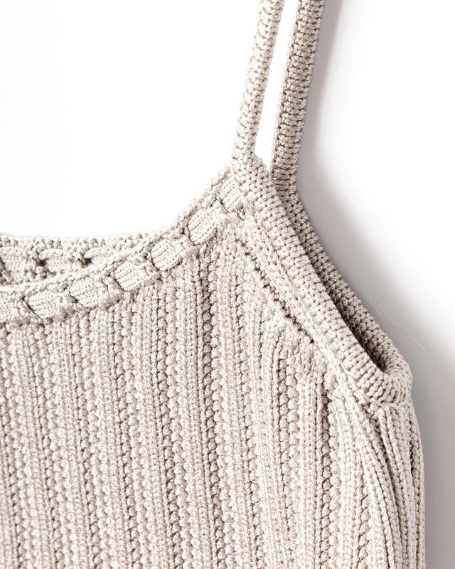 RIBBED TANK TOP IN VISCOSE - MINK RW-TO0061-K058-E25 -190 MINK LANVIN 