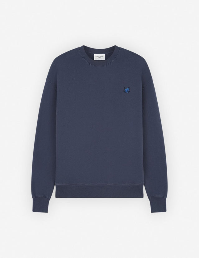 BOLD FOX HEAD PATCH COMFORT SWEATSHIRT - INK BLUE