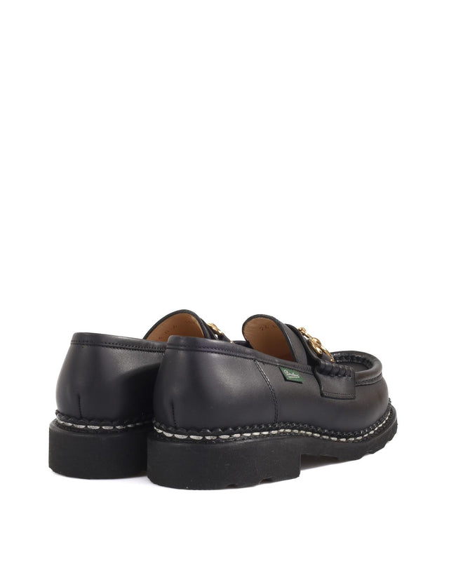 ORSAYTI LEATHER SHOES - BLACK INK 202412 -LIS NOIR INK PARABOOT 