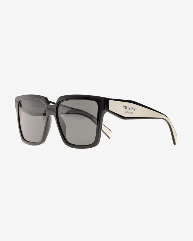 SUNGLASSES 0PR 24ZS - BLACK 0PR 24ZS 1AB5S0 PRADA 