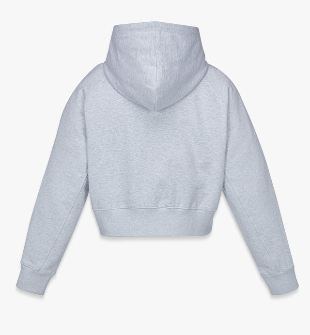 ESSENTIAL CROPPED HOODIE - GREY MFAESBC01FD00 -GREY MCM 