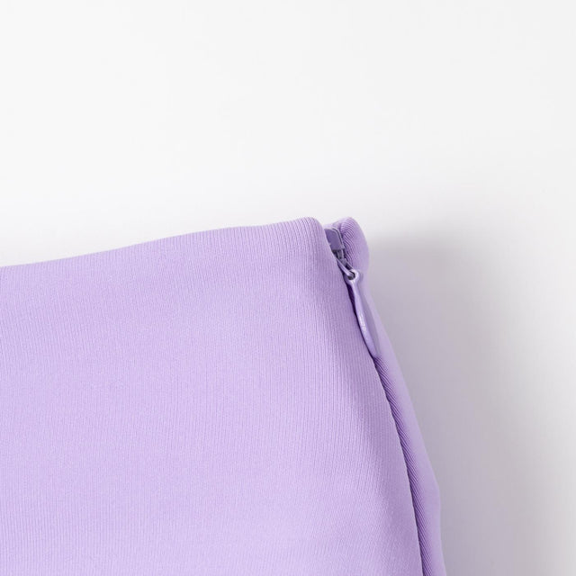 STRAIGHT MIDI SKIRT WITH SLIT - LAVENDER EB026 -LAVENDER VIKTOR & ROLF 