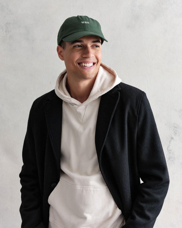 SPORTS CAP - GREEN WI00-ACC-SPR-BFN-GRE -GREEN WAX LONDON 