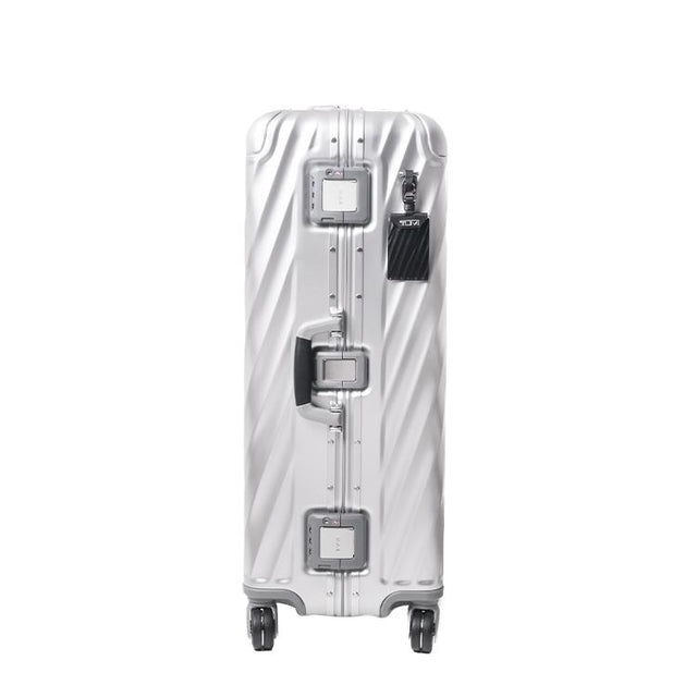 19 DEGREE ALUMINIUM EXTENDED TRIP CHECKED LUGGAGE 77.5 CM - SILVER