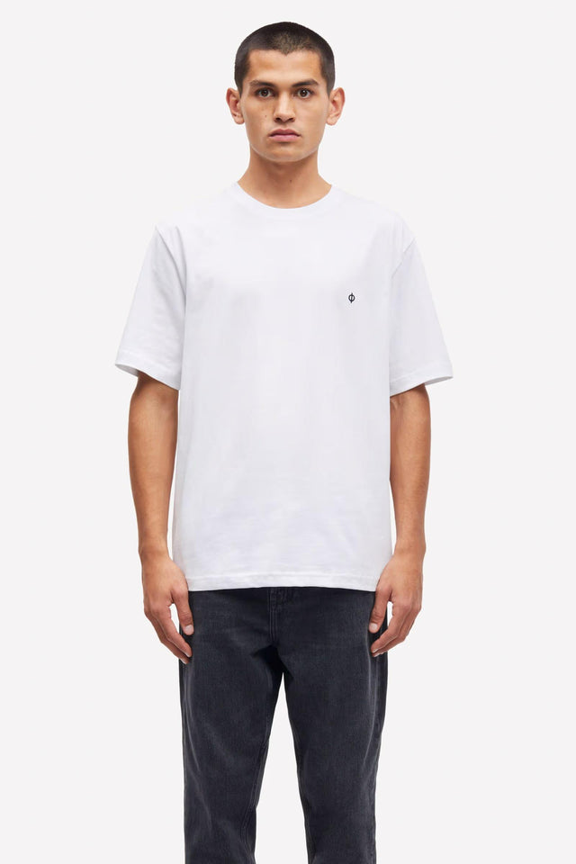 SAOTTO T-SHIRT- WHITE M25200076 -WHITE SAMSOE SAMSOE 