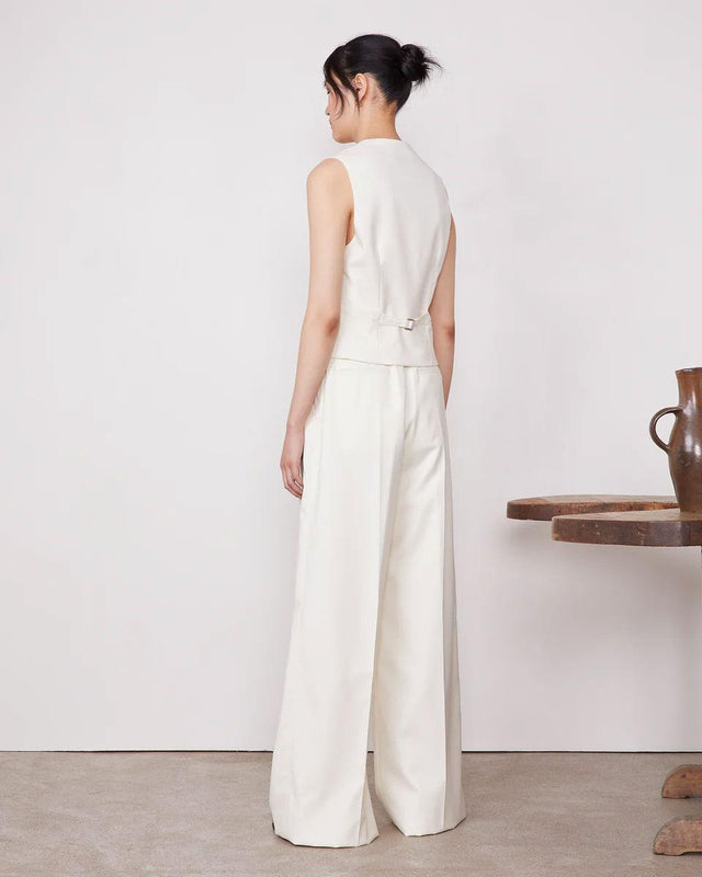 CLEO WAISTCOAT - ECRU S25WTLG421 -ECRU OFFICINE GENERALE 