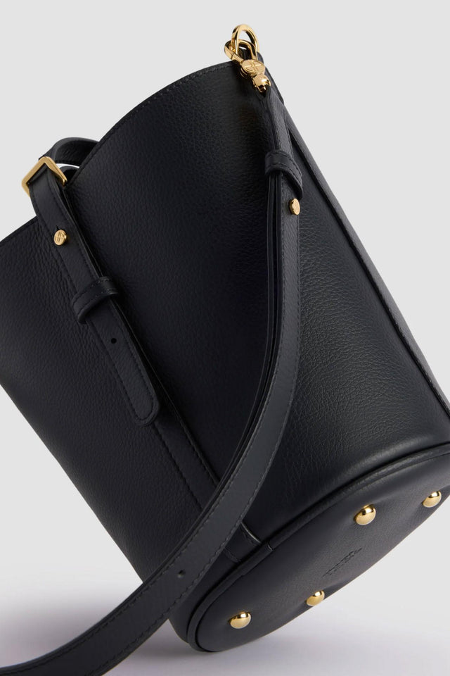SMALL JP BUCKET BAG - BLACK