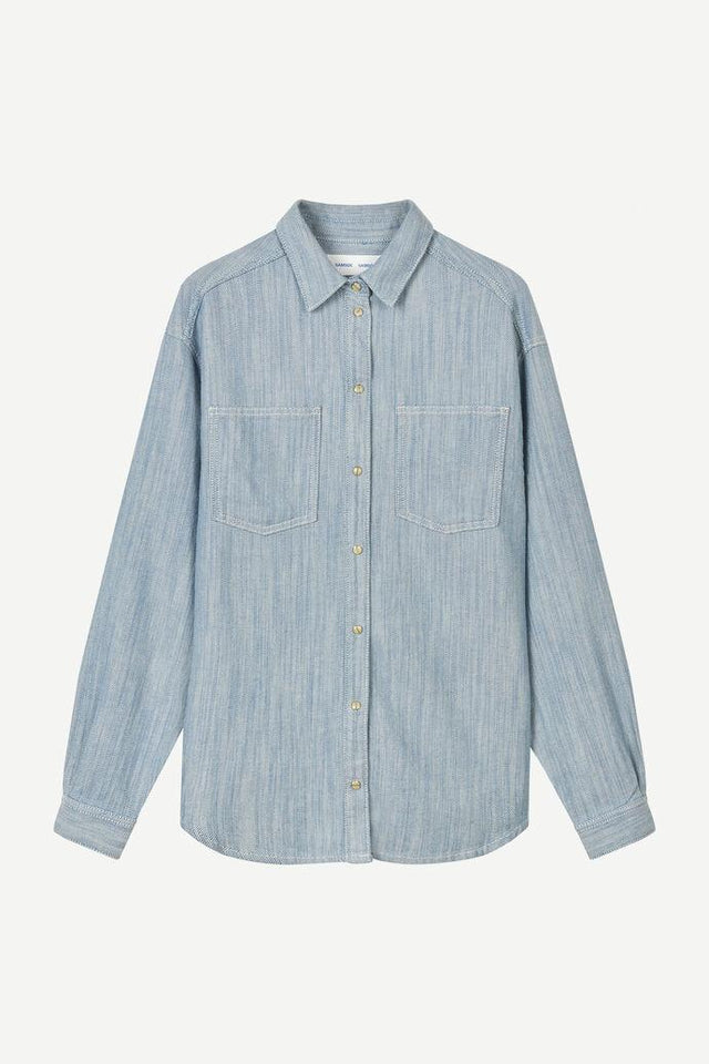 SAELEANOR SHIRT 15215 - BREEZE BLUE F24200015 BREEZE BLUE SAMSOE SAMSOE 