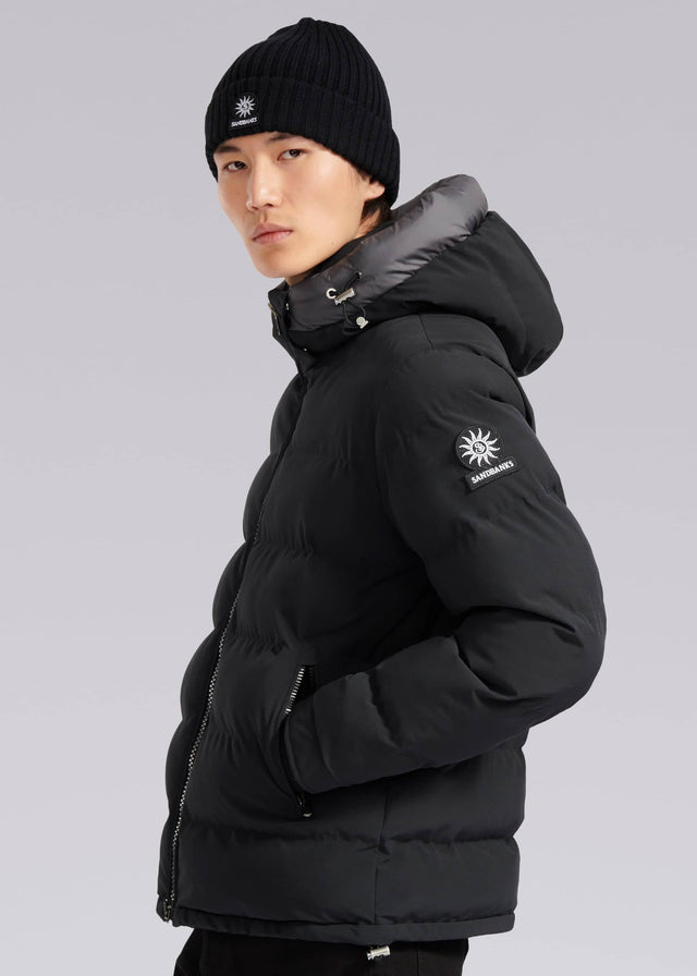 MENS CORE PUFFER - BLACK M12 -BLACK SANDBANKS 