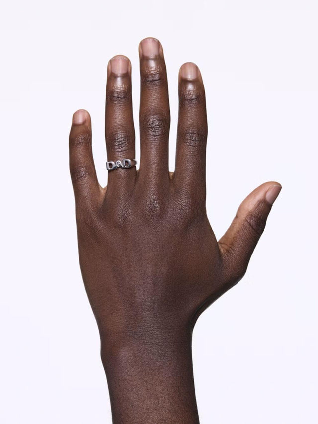 DAD ROYAL RING - SILVER 500497AG -SILVER MARIA BLACK 