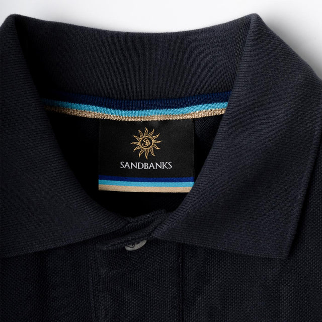 MENS POLO SHIRT - NAVY MBP04 -NAVY SANDBANKS 