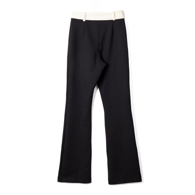 70s BUCKLE TROUSERS - BLACK EB024 -BLACK VIKTOR & ROLF 