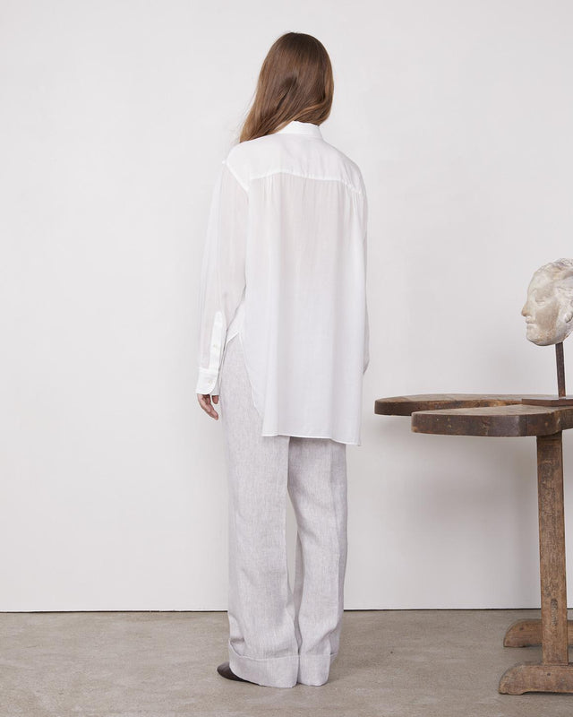 AUGUSTINE SHIRT - ECRU S25WSHI012 -ECRU OFFICINE GENERALE 