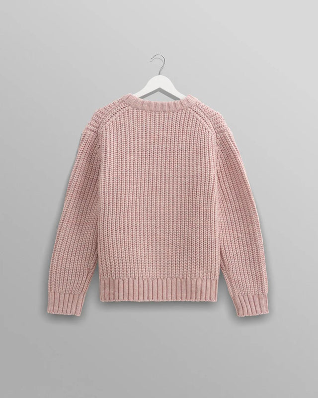 WILDE CREW THICK KNIT - PINK AW24-KNT-WLD-BLL-PNK -PINK WAX LONDON 