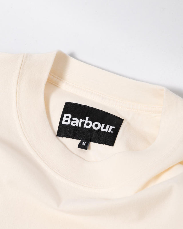 HAMILTON LS T-SHIRT - WHISPER WHITE MTS1489WH32 -WHISPER WHITE BARBOUR 