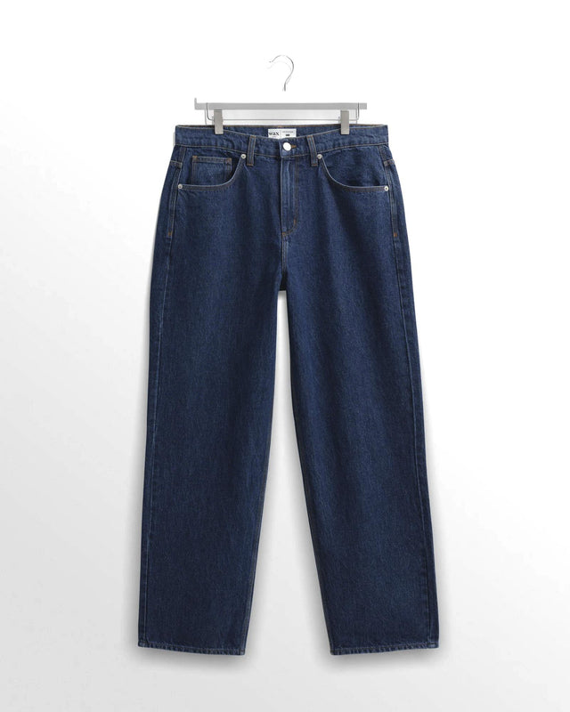 FELIX LOOSE FIT JEAN VINTAGE DENIM - 90s BLUE WASH AW25-DEN-LOO-BPV-BUW -90s BLUE WASH WAX LONDON 