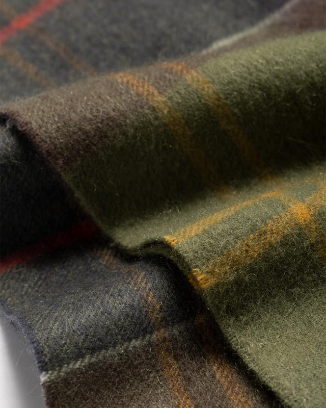CASHMERE TARTAN SCARF - CLASSIC USC0194TN11 -CLASSIC BARBOUR 