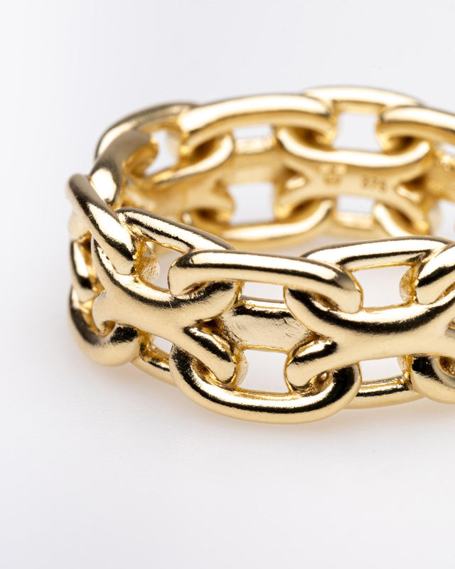 VINTAGE RING (M) - GOLD 101142M -GOLD TOM WOOD 