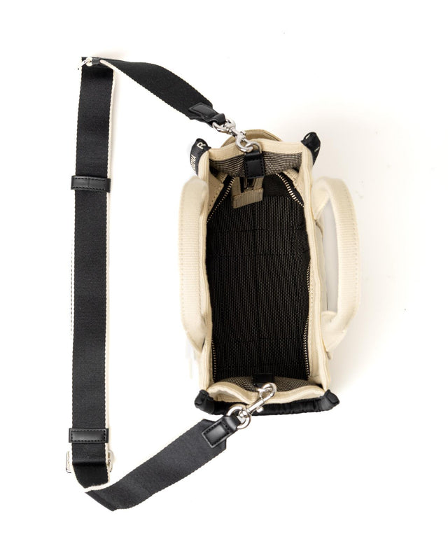 THE JACQUARD SMALL TOTE BAG - WARM SAND
