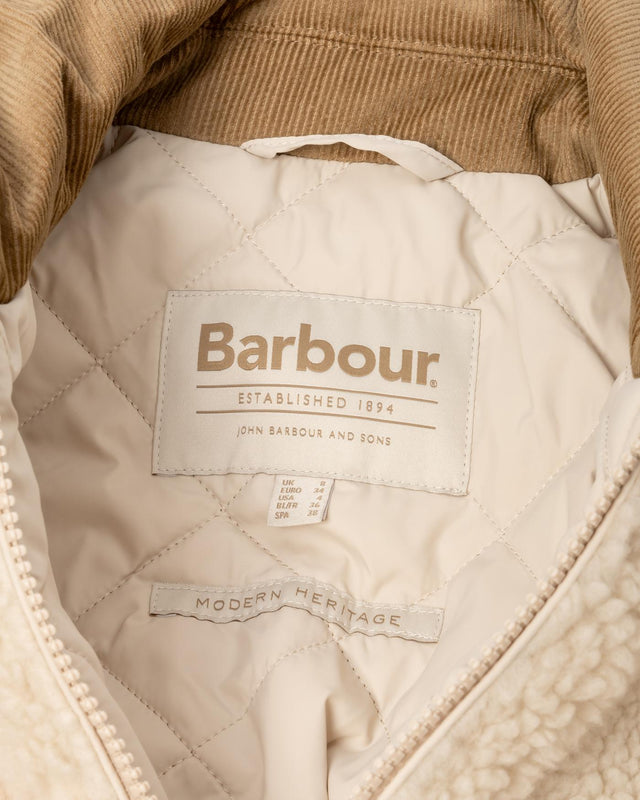 MALENA FLEECE - NATURAL/ ECRU LFL0080BE11 -NATURAL/ECRU BARBOUR 