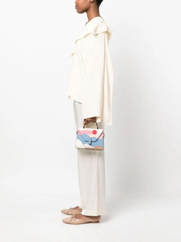 ISIDE TOP HANDLE MINI BAG - WHITE/BLUE/PINK/RED