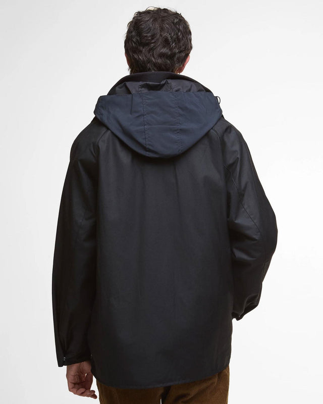 MODIFIED SOLWAY WAX JACKET - BLACK MWX2479BK71 -BLACK BARBOUR 