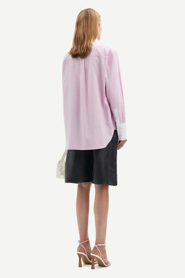 SALOVAS SHIRT  - LILAC SNOW F24100170 LILAC SNOW SAMSOE SAMSOE 