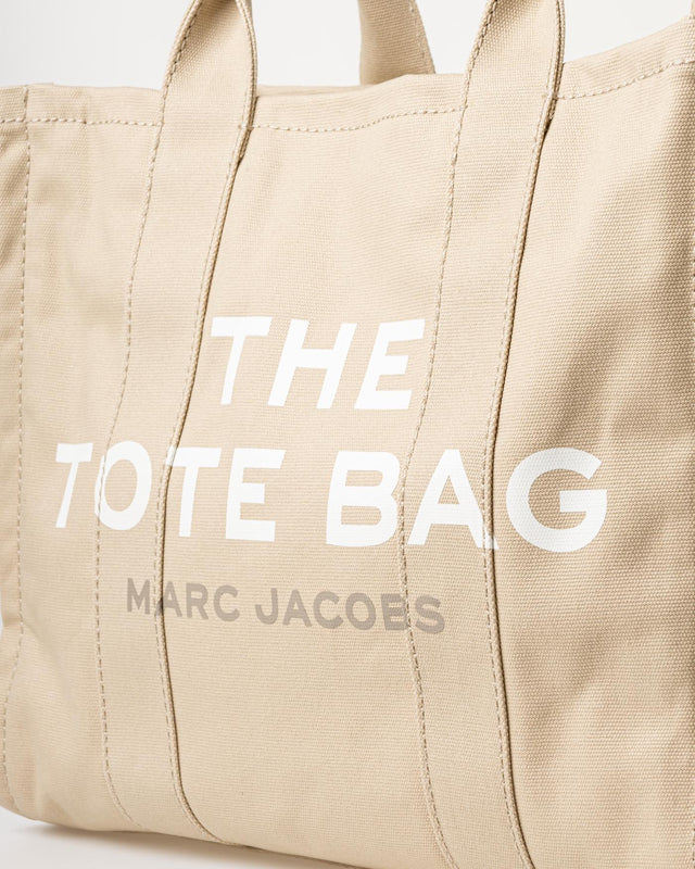 THE CANVAS LARGE TOTE BAG - BEIGE