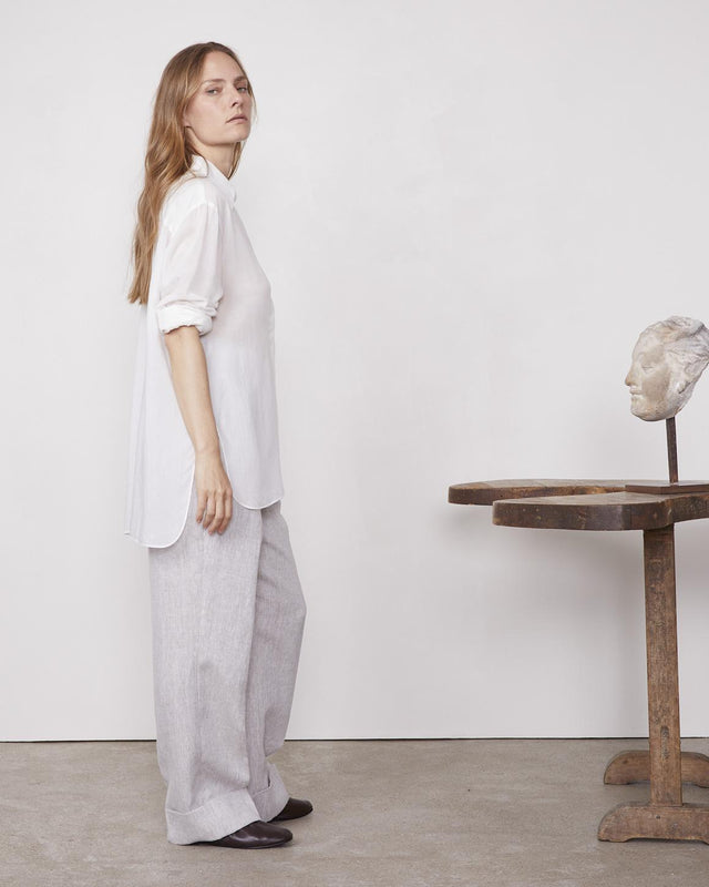 AUGUSTINE SHIRT - ECRU S25WSHI012 -ECRU OFFICINE GENERALE 