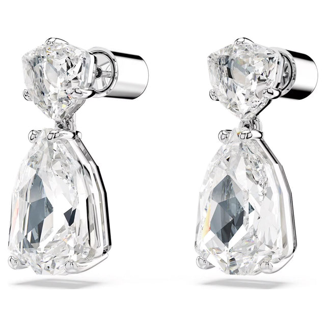 MESMERA DROP EARRINGS - WHITE/RHODIUM PLATED 5661683 CRY/RHS SWAROVSKI 