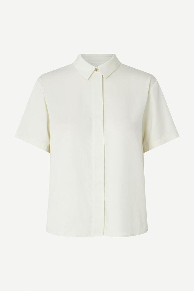 MINA SS SHIRT - SILVER GREEN F21200143 SILVER GREEN SAMSOE SAMSOE 